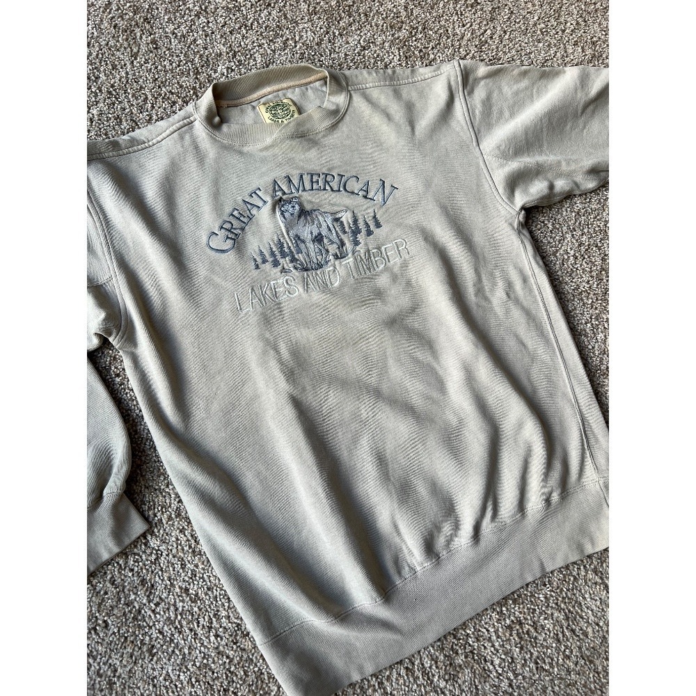 Vintage Great‎ American Lakes & Timbers sweater cotton men size M